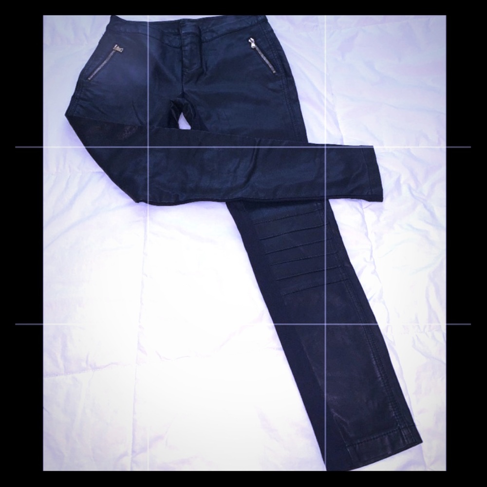 Forever 21 Black Leather Pants